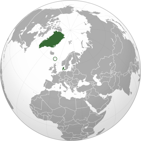 Mapa de danés