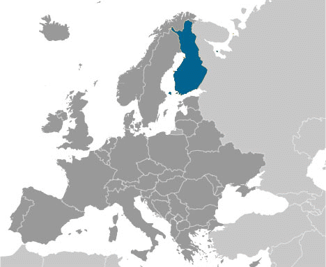 Mapa de finlandés