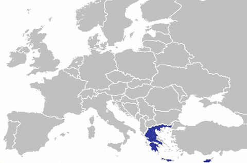 Mapa de griego