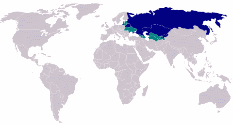 Mapa de ruso